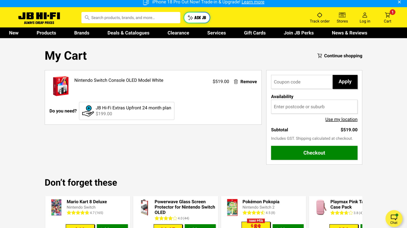 JB Hi‑Fi vs Harvey Norman: which Nintendo Switch OLED journey wins?