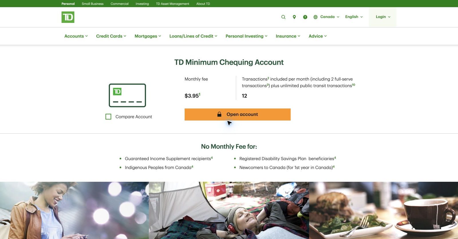 RBC vs TD: which low-cost chequing application is clearer?